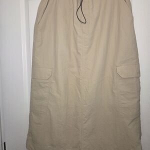 Cargo Lightweight Womens Maxiskirt Sz Med Preloved
